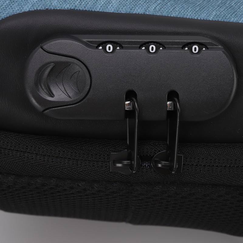 Sling Bag Waterproof Anti Theft with Combination Lock Anti Scratch