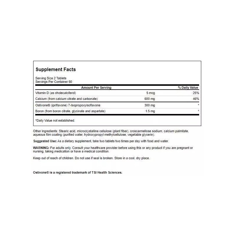 Swanson Ipriflavone Complex with Ostivone 120 Tablets