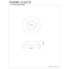 Kingston Brass FL42342 1-1/4" ID x 2-3/4" OD Flange, Polished
