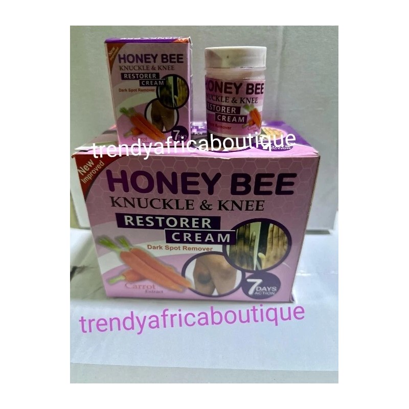 Veetgold Super Whitening Scrub & HONEYBEE KNUCKLE & KNEES RESTORER.