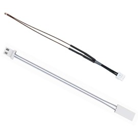 HzdaDeve 24V 48W Heater Cartridge NTC 100K Thermistor High Temperature Sensor Heating Tube Hotend Extruder for Elegoo Neptune 4 Max/Plus 3D Printer Accessories Replacement (2 Pack)