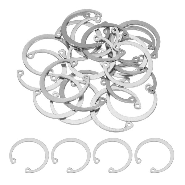 PATIKIL 34mm ID Internal Retaining Rings, 20 Pcs E-Clip Snap