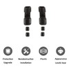 YIWANG ABS Black Car Exterior Taillight Protection Cover Accessories for