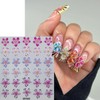 Flower Nail Art Stickers Decals 3D Self-Adhesive Flowers Nail Decals