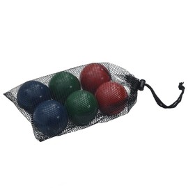 vidaXL Bocce Ball Set - 8 Piece Solid Pine Wood Set with Colorful Balls, 7.5cm Diameter, Includes Carrying Net Bag for Easy Transport, Lightweight & Safe for Family Outdoor Lawn Games