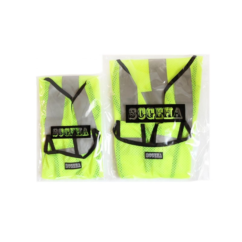 SCGEHA Brevet Night Ride Vest, Reflective Vest, Night Driving, Bicycle,