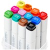 COPIC Classic Set "Leuchtende Farben", 12er Set im Acryl-Display, Twin