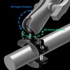 WINDFRD Aluminum Grab Bar Clamp Mount Base with 1.5'' Ball