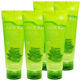 TONYMOLY (5개) 토니모리 알로에 93% 촉촉 수딩 젤 (5 pieces) Tony Moly Aloe 93% Moisture Soothing Gel