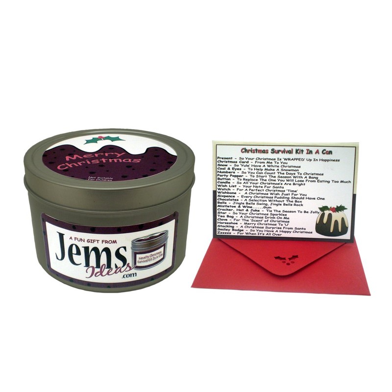 Survival Kit In A Can Christmas Secret Santa Stocking Filler