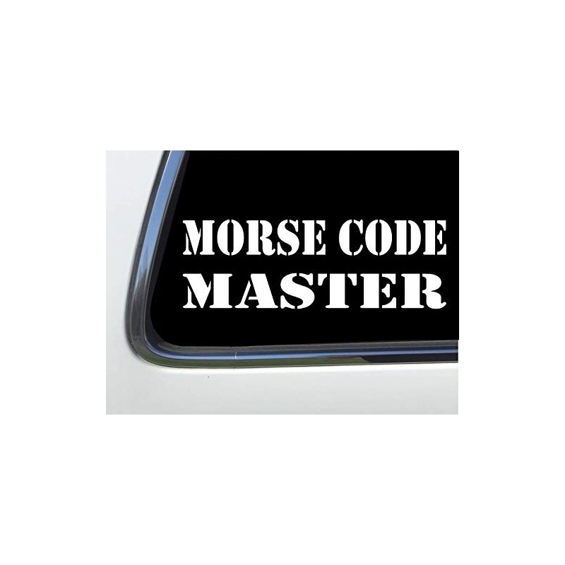 thatlilcabin - HAM Radio Morse Code Master 6" Vinyl Sticker