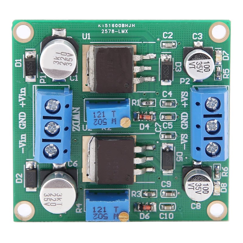 Hilitand Adjustable Stabilized Power Module LM317 / 337 Positive Negative
