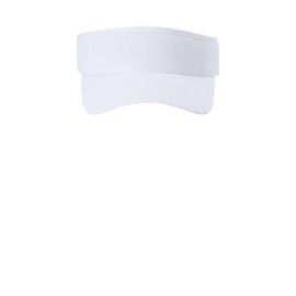 Port Authority Poly Visor White