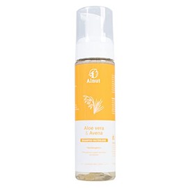 Shampoo en Seco para Perros y Cachorros - Sin Sulfatos ni Parabenos - Espuma de Baño, 230 ml (Áloe Vera y Avena)