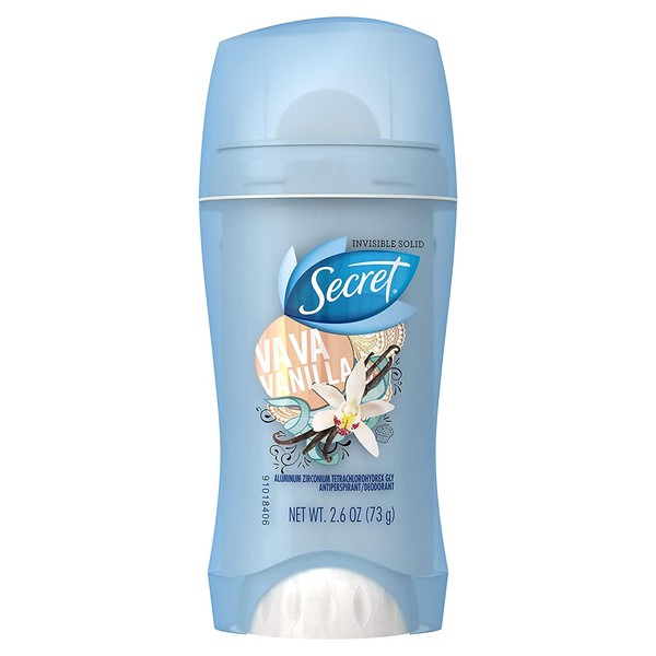 Secret Scent Expressions Anti-Perspirant Deodorant Invisible Solid, Va Va Vanilla 2.60 oz (Pack of 2)