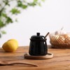 LEETOYI Ceramic Honey Jar with Lid and Dipper,Honey pot for