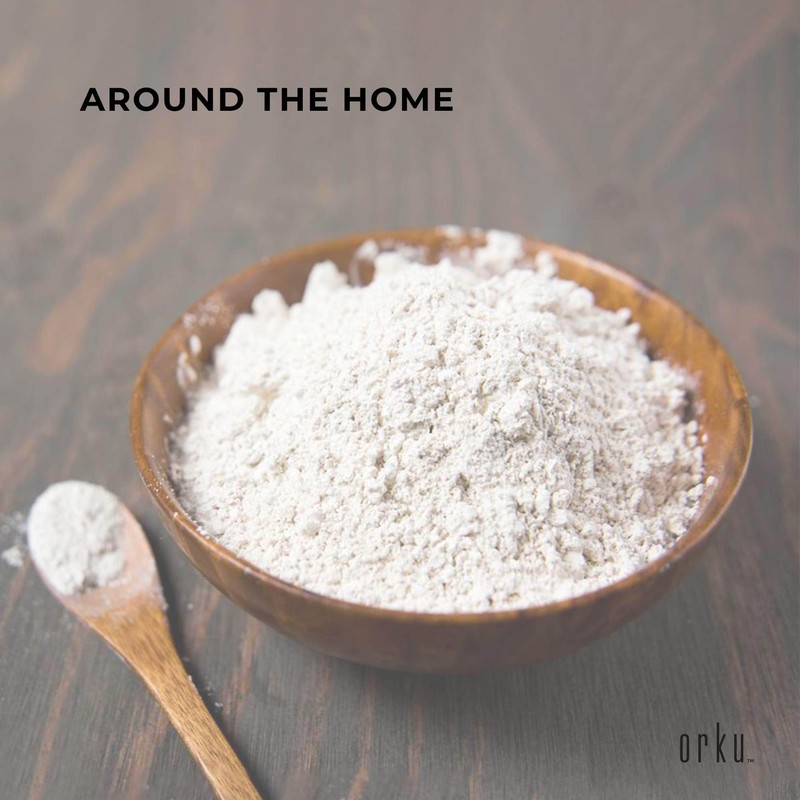 Orku 100g Fossil Shell Flour - Livestock Garden Pet Diatomaceous
