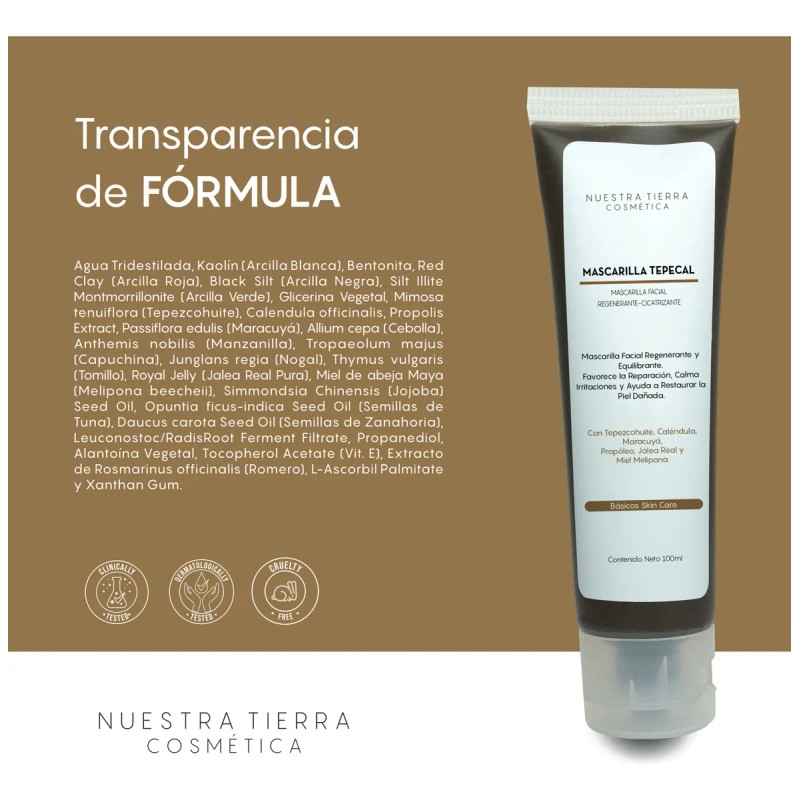 Mascarilla Regenerante Tepezcohuite Jalea Real
