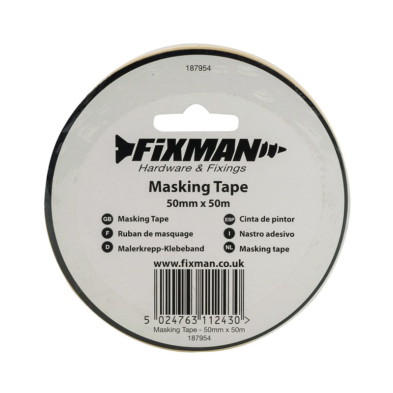 Fixman 187954 Masking Tape 50 mm x 50m