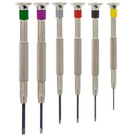 Screwdriver Set, Slotted 6 In Pouch