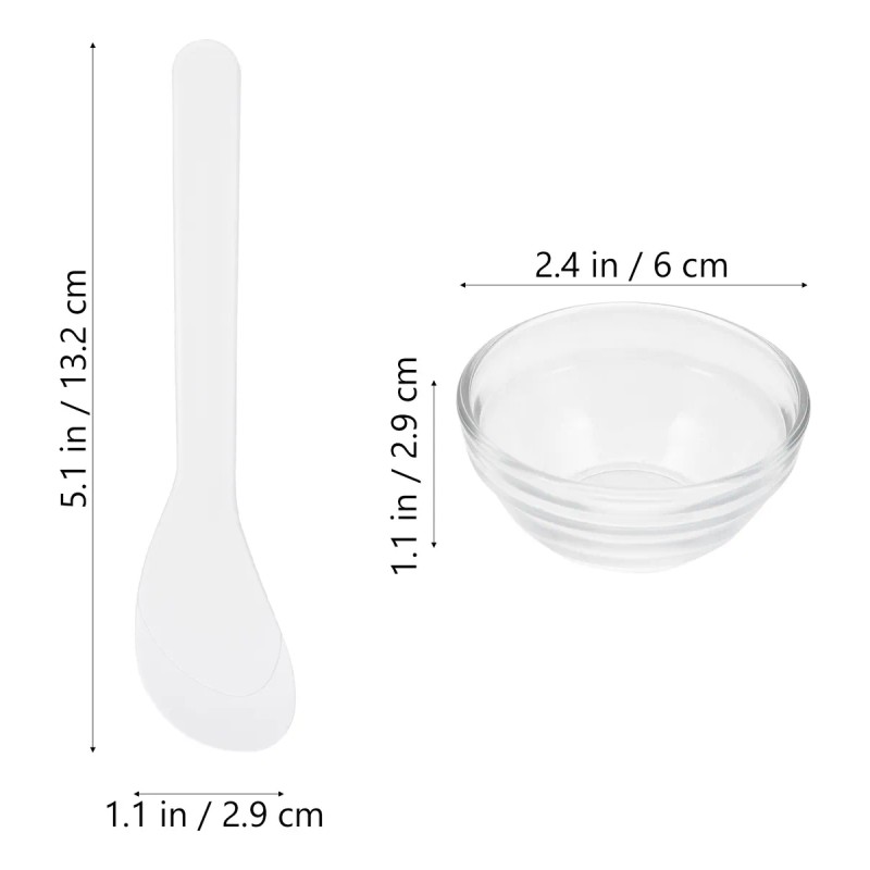 Juego Mascarillas Faciales Cuenco Mezclar Prácti