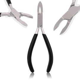 OdontoMed2011 Small Ring Closing Pliers Pvc Grip Handle (Black Grip)