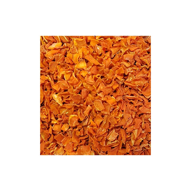 Dried Carrots 1 Pound Bulk-Heat Sealed in a Poly Bag-Dehydrated