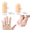 Finger Cots, Finger Protectors Support for Dry Skin Crack Slips,