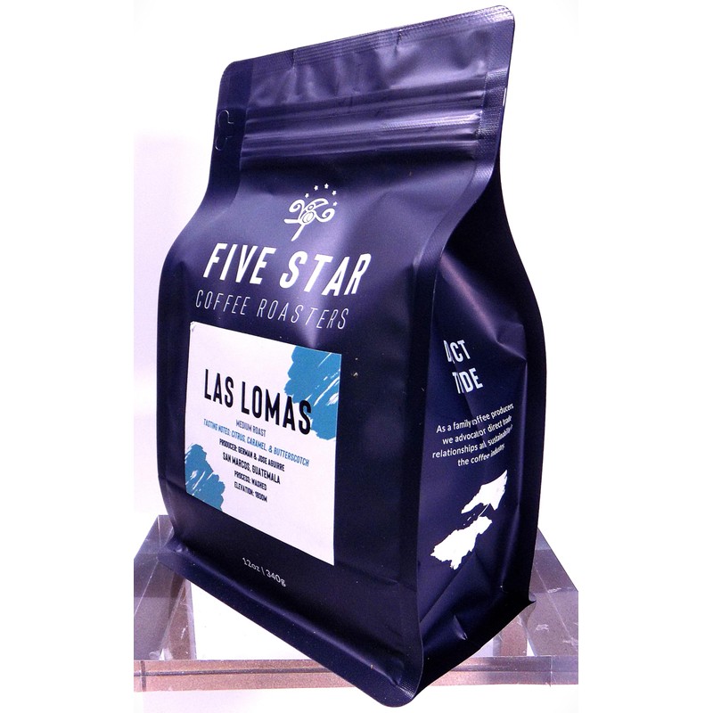 Five Star Coffee Roasters "Las Lomas" Small Batch Roasting Organic
