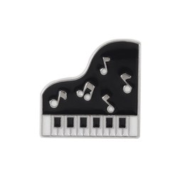 Musician Brooch Violin Gramophone Irish Harp Piano Brooch Pin Concert Holiday Party Gift (Piano)