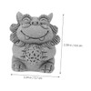 CAXUSD 2pcs Lion Statue Mini Lion Figurine Decorative Miniature Lion