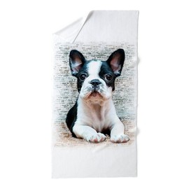 CafePress French Bulldog 30"x60" Absorbent Cotton Back, Soft Beach, Pool Towel
