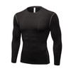 Men's Athletic Compression Shirts Black Long Sleeve Cool Dry Workout