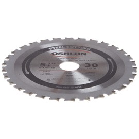Oshlun SBF-054030 5-3/8-Inch 30 Tooth MTCG Saw Blade with 20mm Arbor (5/8-Inch and 10mm Bushings) for Mild Steel and Ferrous Metals