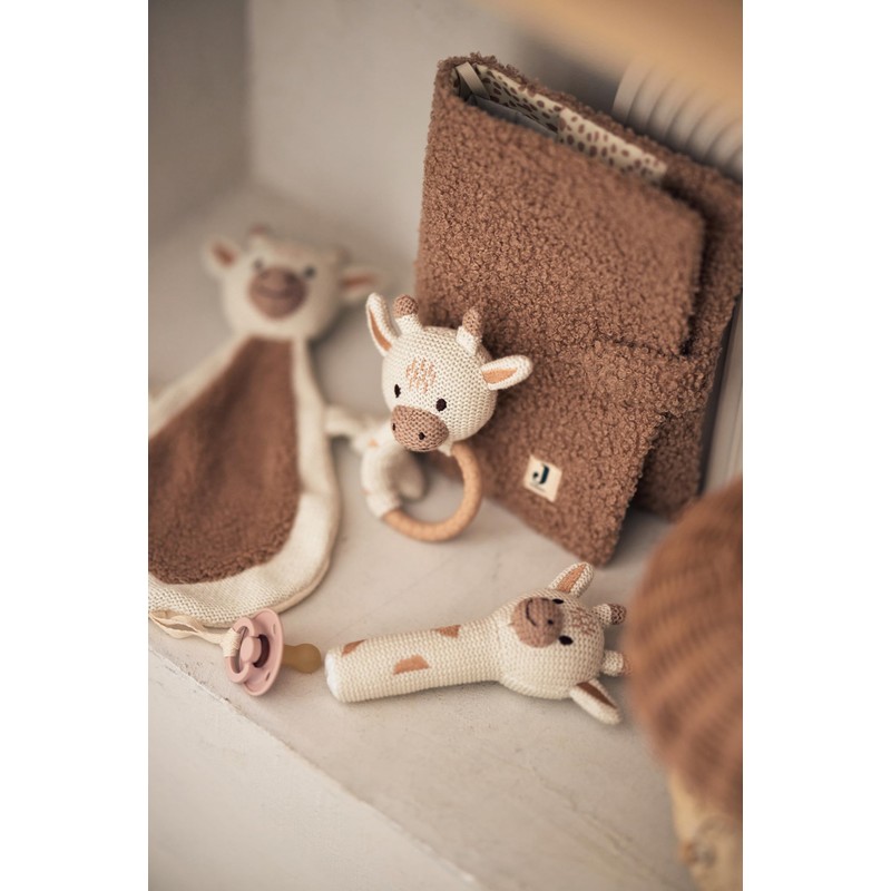 Jollein 101-007-67076 Rattle / Teether Giraffe White / Beige