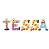 Playshoes Children's Wooden Letters Names Tessa Set – Assorted