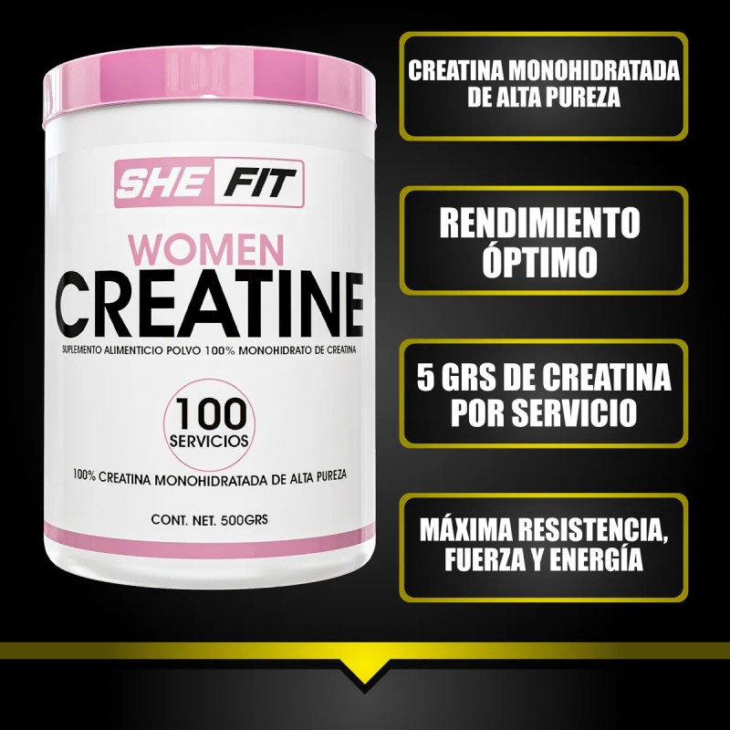 Bhp She Fit Women Protein Chocolate + Women Creatine 500g