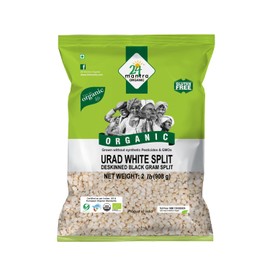 24 Mantara 24 Mantra Organic Urad White Split - 2 Lb,, ()
