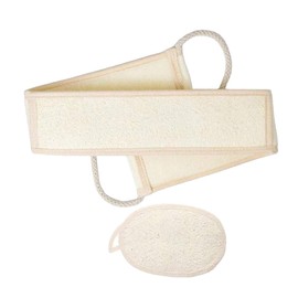 minkissy Sturdy Natural Bath Sponge Long Body Scrubber for Men Women Gentle Exfoliation