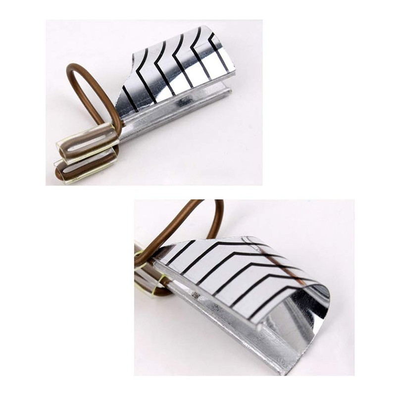 10Pcs Reusable Acrylic & UV Gel Nail Extension Tips &