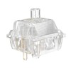 DUROCK Ice King Tactile Switches, 68g Progressive Spring Transparent Clear