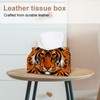 2 Pack Tissue Box Cover Holder, Suffolk Hereford Rectangle Leather