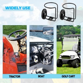 UNIGT 2 Pack Magnetic Cup Holder for Tractor, Portable Magnet Drink Holder, 3.54 inch-9 cm Heavy Duty Bottle Holder for Forklift Mower Bus Refrigerator Treadmill Boat Truck, Strong Magnetic Base