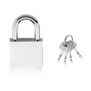 Padlock 40 mm with 4 Keys, Locks with Keys, Padlock