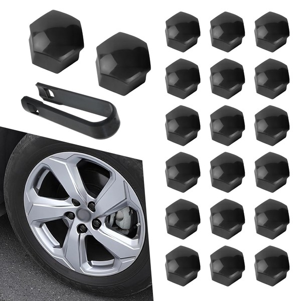 Nomocale Pack of 21 Car Hub Protective Cap, Anti-Theft Bolt