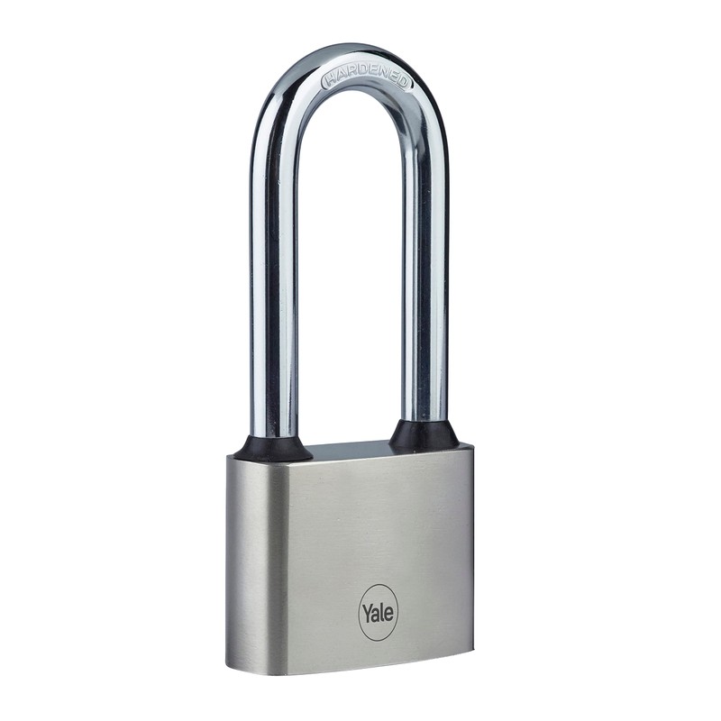 Yale Iron Disc Padlock 50mm - Nickel Plated - Hardened