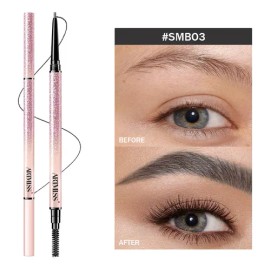 Artmiss Lápiz Cejas Con Cepillo Gris 0.1g Maquillaje Cejas                                                                                            