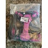 Nazou dog harness And Leash. Pink Size Small. Adjustable, Handle,