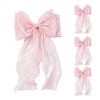 Gudalea Large Hair Bow Clips for Women, Pack of 4,