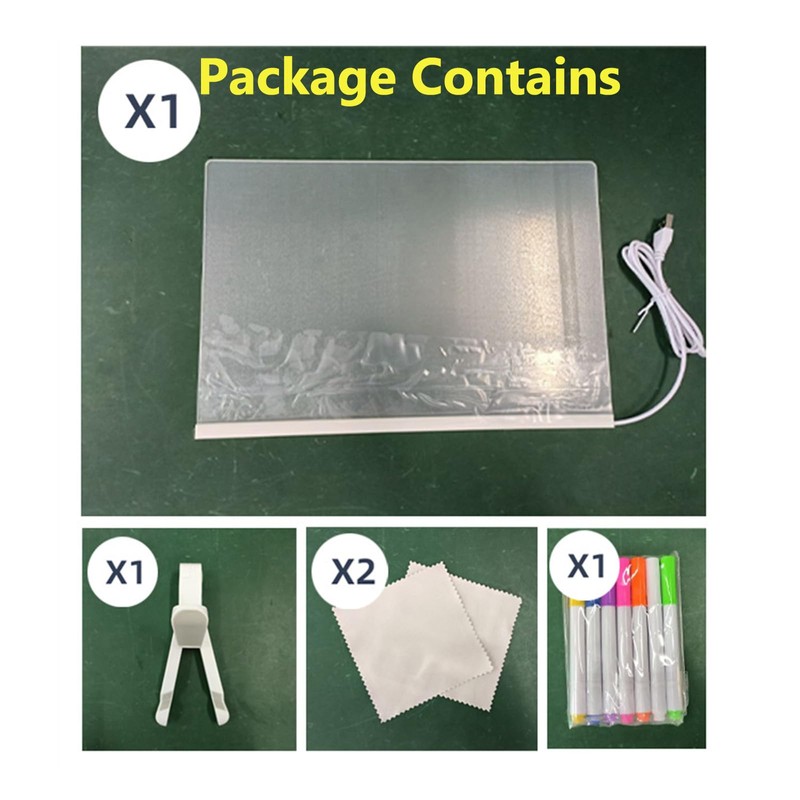 LED Note Board with Colors, LED Drawing Board for Children,